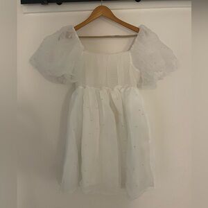 Dream Sister Jane White Mini Dress